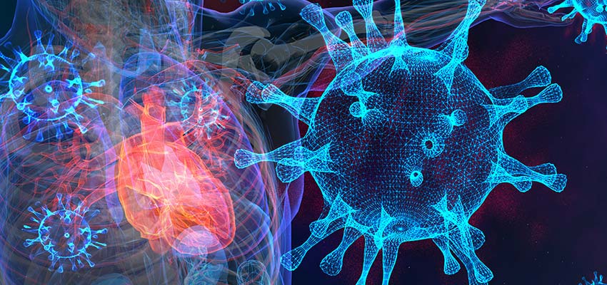 آسیب کرونا به قلب